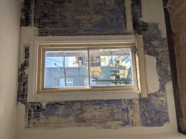 full frame view of window